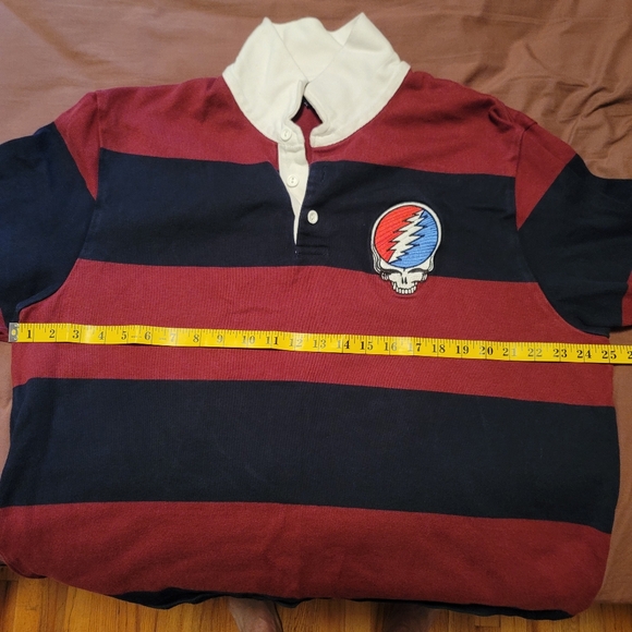 Rugby shirt with Grateful Dead patch - Picture 4 of 4